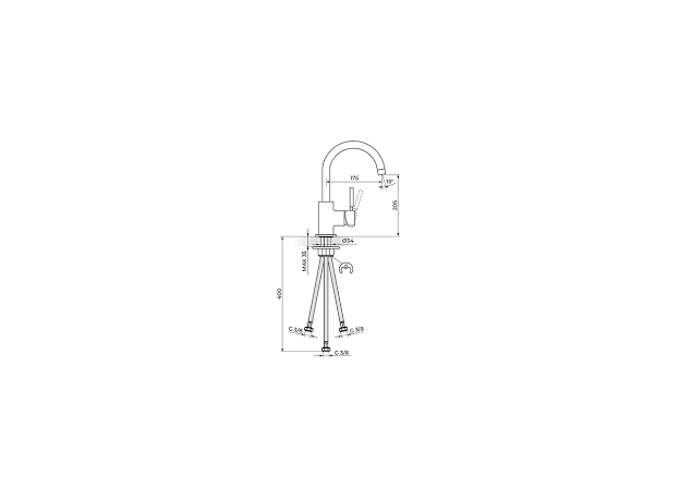 Baterija za sudoperu Gee.O sa 3 creva, Modeli: Za sudoperu (3 creva)-2