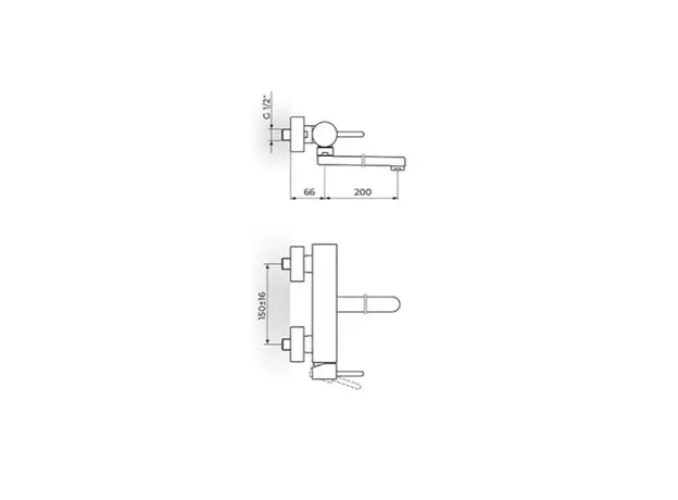Baterija za sudoperu/lavabo sa pokretnim izlivom Dark, Modeli: Za sudoperu/lavabo pokretni izliv-2