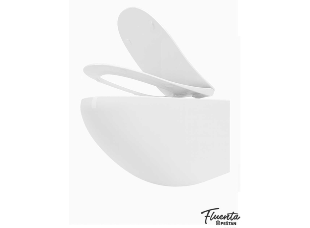 Fluenta Rimless konzolna WC šolja sa SC daskom-3