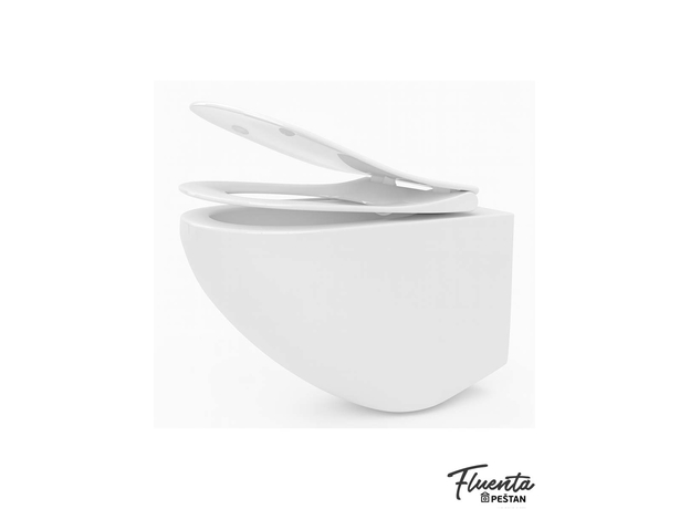 Fluenta Rimless konzolna WC šolja sa SC daskom-2