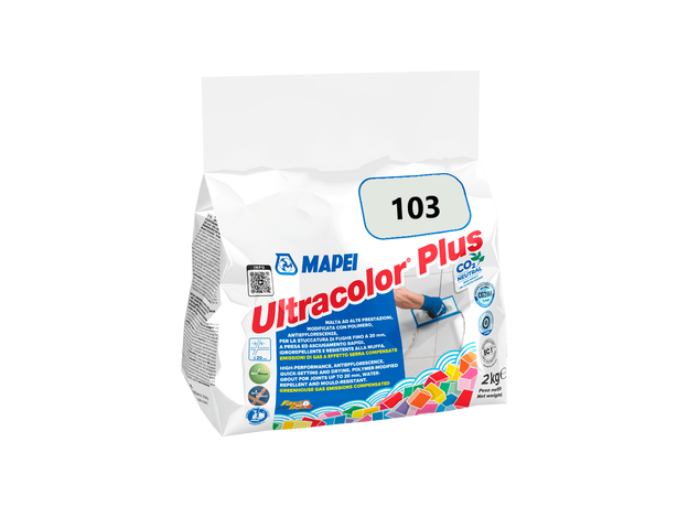 Mapei Ultracolor Plus 103 Moon White – fug masa (2kg), Boja: 103-