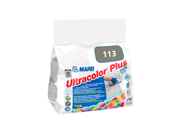 Mapei Ultracolor Plus 113 Cement Siva – fug masa (2kg), Boja: 113-