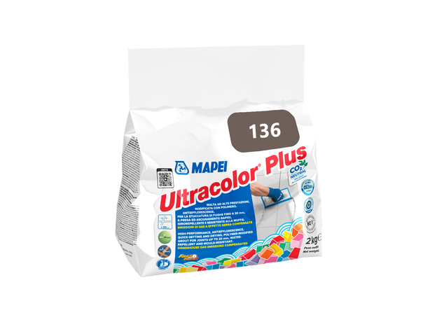Mapei Ultracolor Plus 136 Mud – fug masa (2kg), Boja: 136-