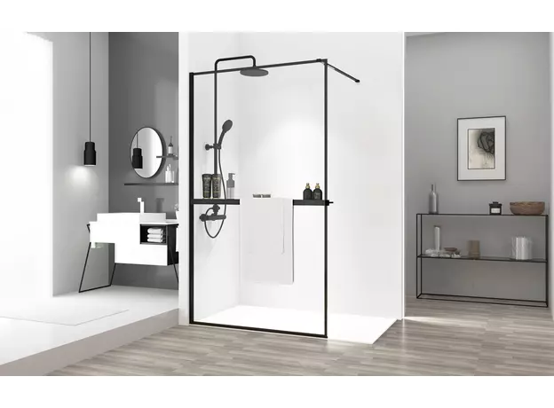 Polica za Walk-in Black, Dostupne boje: Black-5