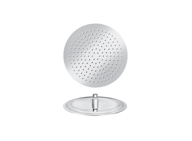 Tuš ruža za usponski tuš 1/2 inox D=300mm-