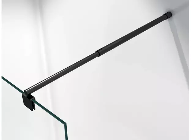 Tuš paravan Semper Walk-in 100cm Black, Boja profila: Mat Crni, Širina: 100-4