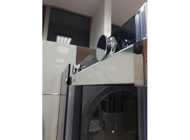 Tuš kabina EX-803S 90x90cm, Dimenzija: 90x90, Boja profila: Silver, Vrsta stakla: Dim Staklo-3