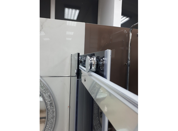 Tuš kabina EX-803S 90x90cm, Dimenzija: 90x90, Boja profila: Silver, Vrsta stakla: Dim Staklo-2