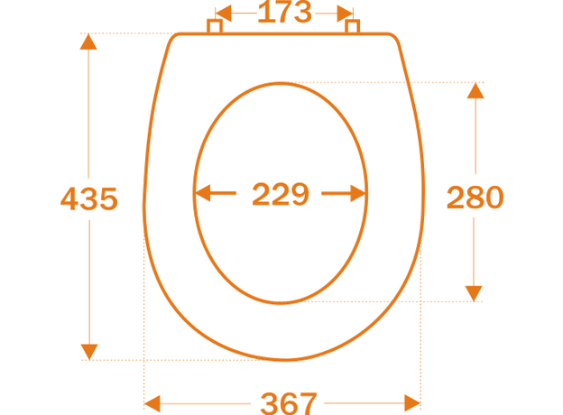 Arena C2 Inox WC daska-7