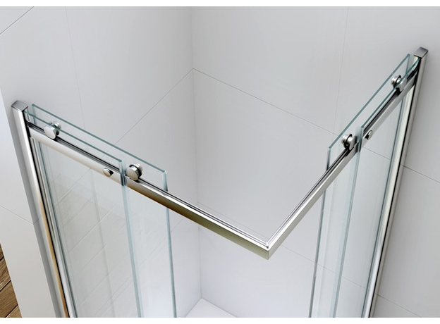 Tuš kabina EX-803 80x80cm, Dimenzija: 80x80, Boja profila: Silver, Vrsta stakla: Providno-3