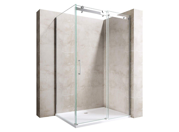 Tuš kabina EX-802N 80x120cm, Dimenzija: 80x120, Boja profila: Silver, Vrsta stakla: Providno-