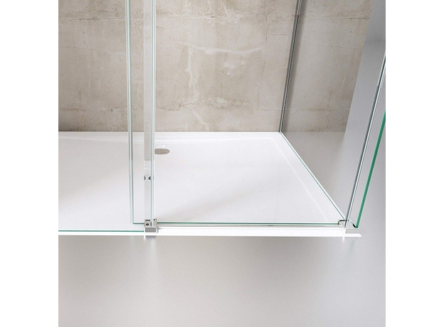 Tuš kabina EX-801N 80x100cm, Dimenzija: 80x100, Boja profila: Silver, Vrsta stakla: Providno-4