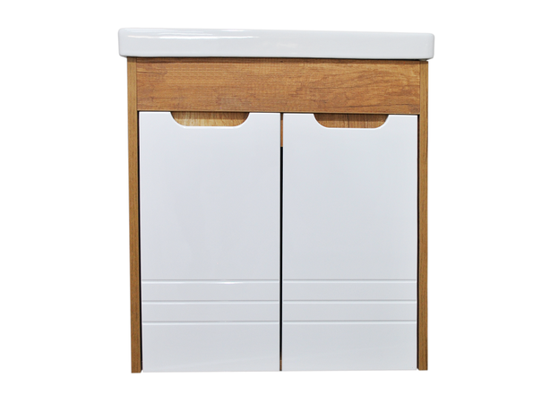 Ormarić sa umivaonikom Flora 60cm, Dostupne boje: Drvo-2