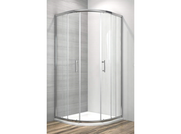 Tuš kabina 6011 R90, Dimenzija: R90, Vrsta stakla: Providno-2