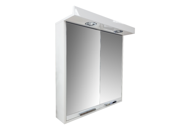 Ormarić sa ogledalom Atina 75cm, Širina: 75, Modeli: Bela-