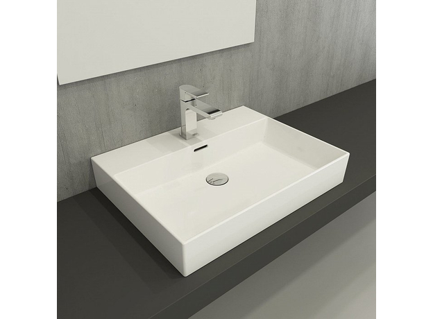 Milano lavabo 60x46,5cm, Dostupne boje: Beli, Širina: 60-2