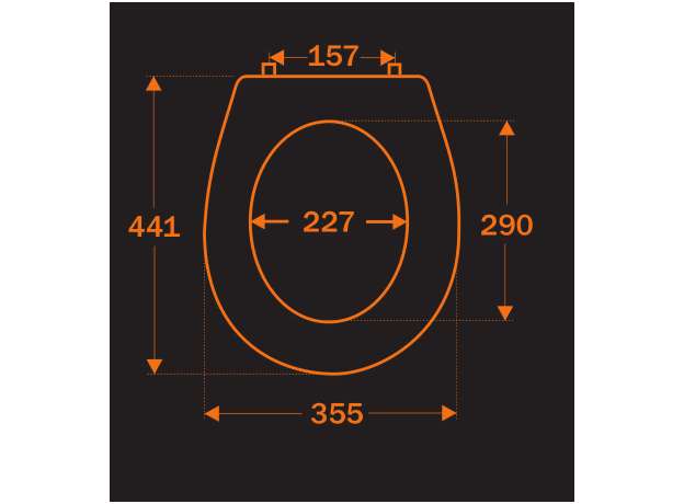 Ohajo C5 WC daska, soft close, Model: Ohajo C5-7