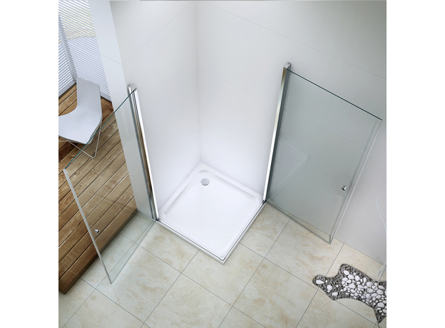 Tuš paravan EX-217 vrata 70cm, Širina: 70-4