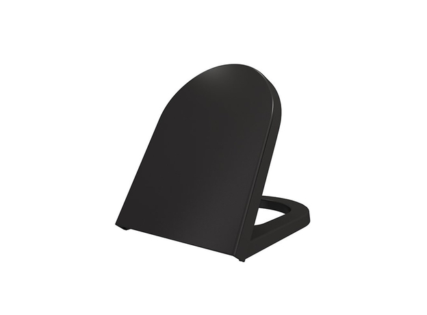 V-Tondo WC daska, mat crna-