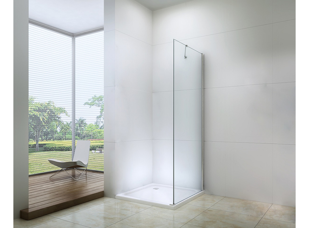 Tuš paravan EX-217 fiksni 90cm, Širina: 90-