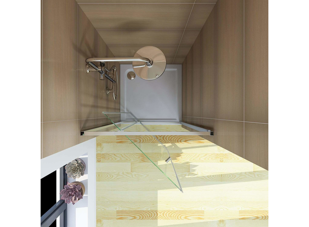 Tuš paravan EX-221 80-90cm, Širina: 80-90-6