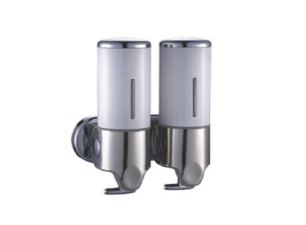 Dozator za tečni sapun Capo – Beli, dupli DS03-