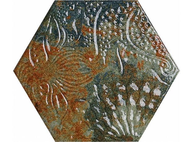 Hex 25 Gaudi Reactive Ocean 25x22cm II klasa, Dostupne boje: Ocean II klasa, Dimenzija: 25x22-4