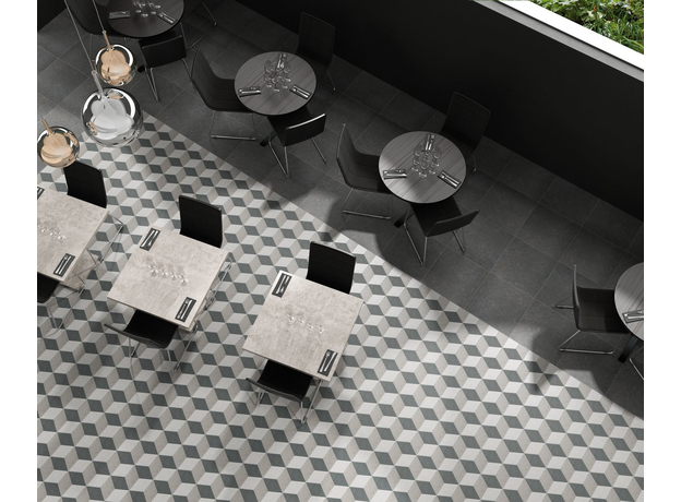 Hex 25 Traffic 3D Grey 25x22cm II klasa, Dostupne boje: 3D Grey, Dimenzija: 25x22-3