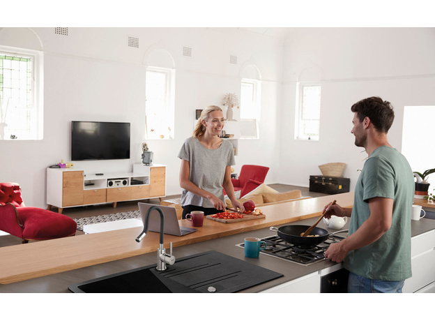 Baterija za sudoperu Zumba Flexy crna, Dostupne boje: Crna-2