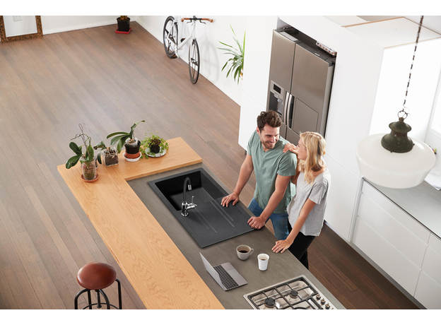 Baterija za sudoperu Zumba Flexy crna, Dostupne boje: Crna-3