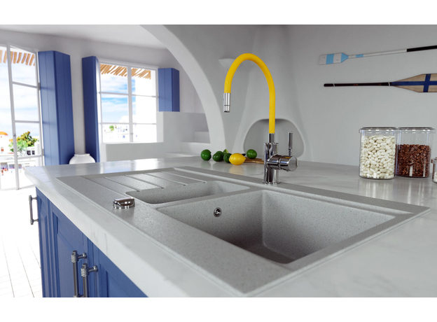 Baterija za sudoperu Zumba Flexy žuta, Dostupne boje: Žuta-2