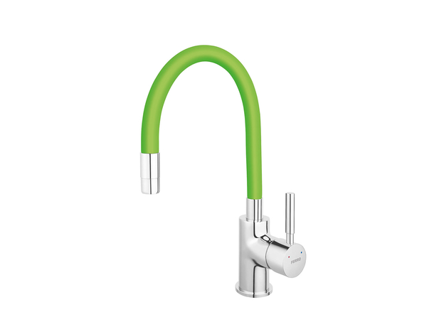 Baterija za sudoperu Zumba Flexy zelena, Dostupne boje: Zelena-