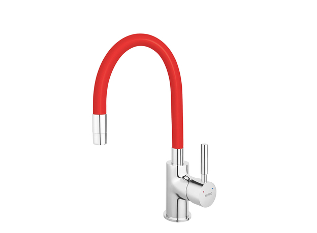 Baterija za sudoperu Zumba Flexy crvena, Dostupne boje: Crvena-