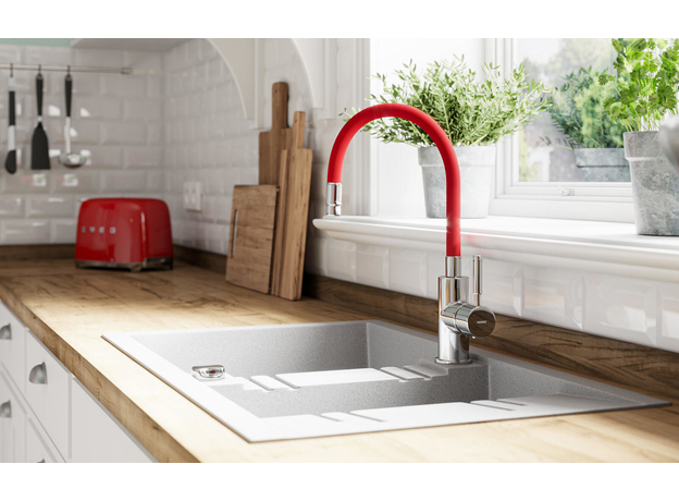 Baterija za sudoperu Zumba Flexy crvena, Dostupne boje: Crvena-2