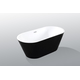 Samostojeća kada 7109 180x80x58cm crno-bela-