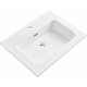 Deluxe/Nature 60 lavabo White 61x46cm, Dostupne boje: Deluxe/Nature White, Širina: 61-