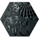 Hex 25 Gaudi Lux Black 25x22cm II klasa, Dostupne boje: Lux Black II klasa, Dimenzija: 25x22-