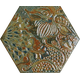 Hex 25 Gaudi Reactive Ocean 25x22cm II klasa, Dostupne boje: Ocean II klasa, Dimenzija: 25x22-