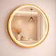 LED ogledalo NC-R809G R60, Dostupne boje: Gold-