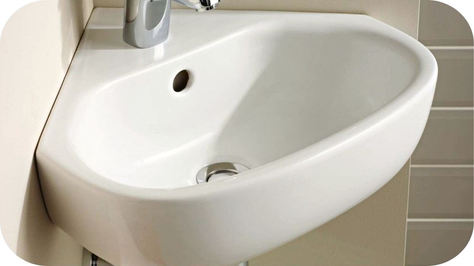 Ugaoni lavabo za male prostore