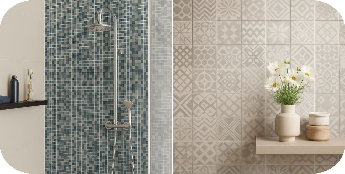 Zidne pločice – mozaik i dekor opcije za jedinstven stil